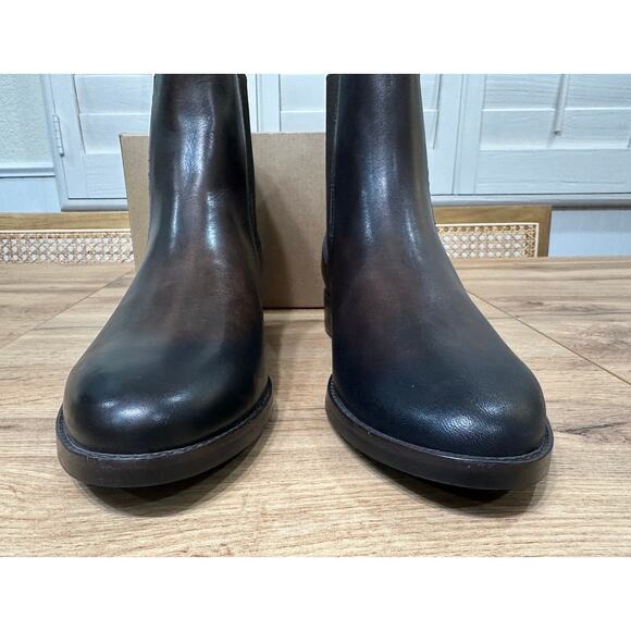 Thursday Duchess Bootie Black Coffee Old English Leather Size 10 NWOB Minimalist - Picture 8 of 14